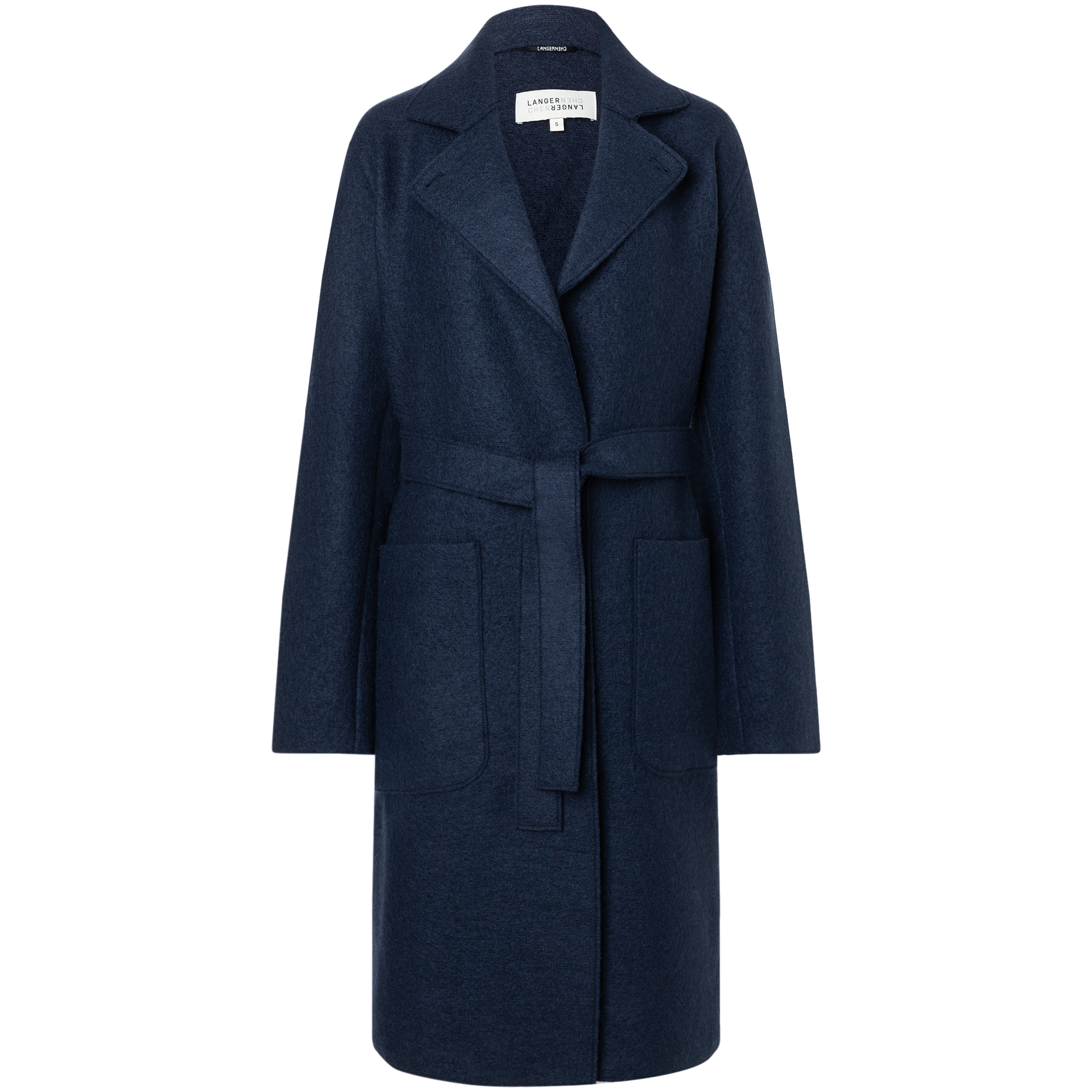 LangerChen Mantel Damen Parkas & Mäntel blau Größe S Lifestyle Hautfreundlich