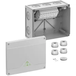 Spelsberg 81644001 Abzweigkasten, Schutzart IP55/IP66, max. Leiterquerschnitt 162, Schlagfestigkeit IK07, Schutzklasse II, Ui 690V AC, Ui 690V DC
