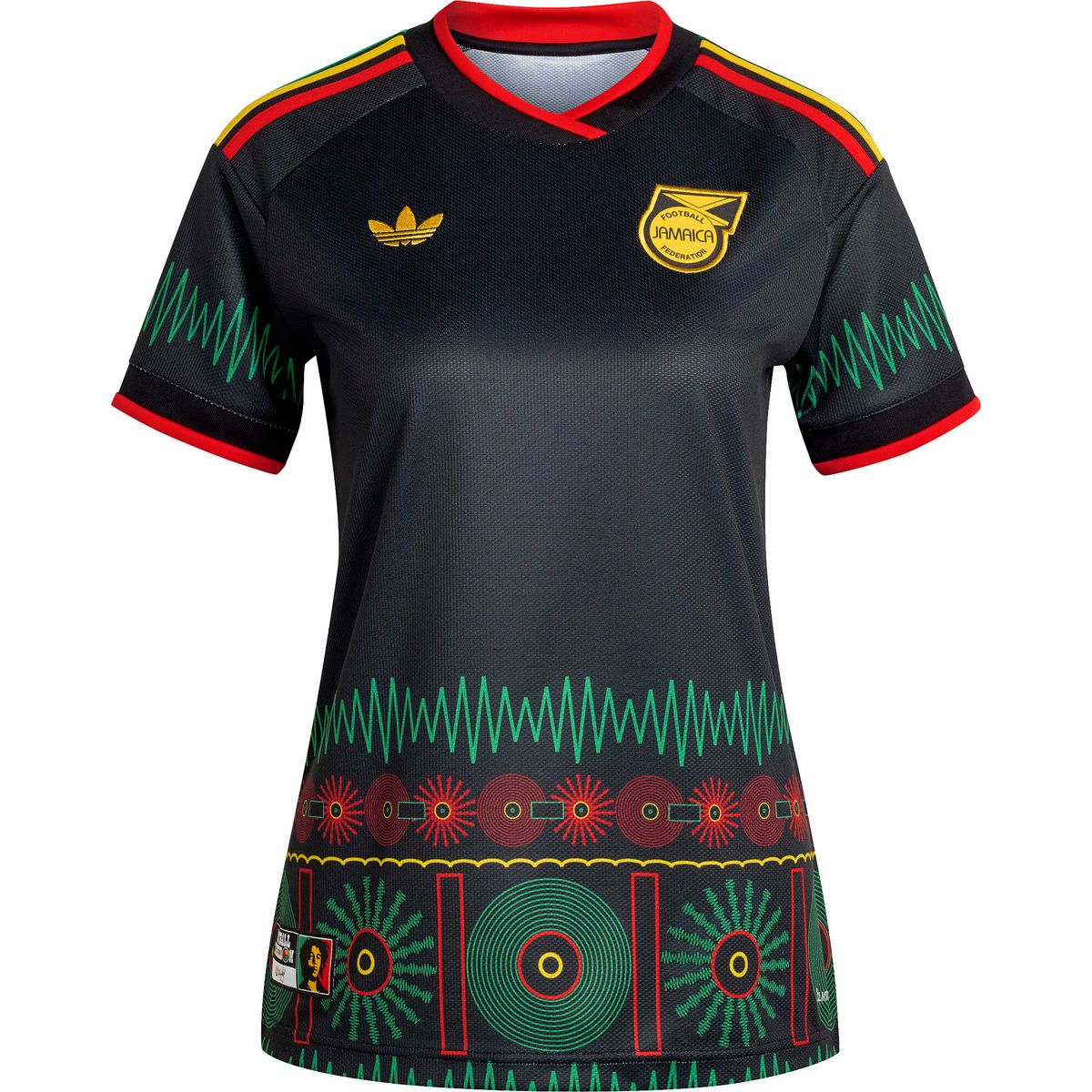 adidas Jamaica 26 Away Jersey Women black (095A) S KB3387-095A-230