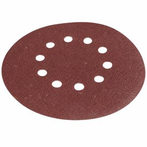 Scheppach Schleifpapier 5903802703, Körnung 120, Set, 215mm Ø, 10 Schleifscheiben, für Wände, Decken, Holz, 10 Stück