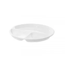 10x WESTMARK Mikrowellen-Menüteller Ø 25 cm spülmaschinengeeignet, aus PP,