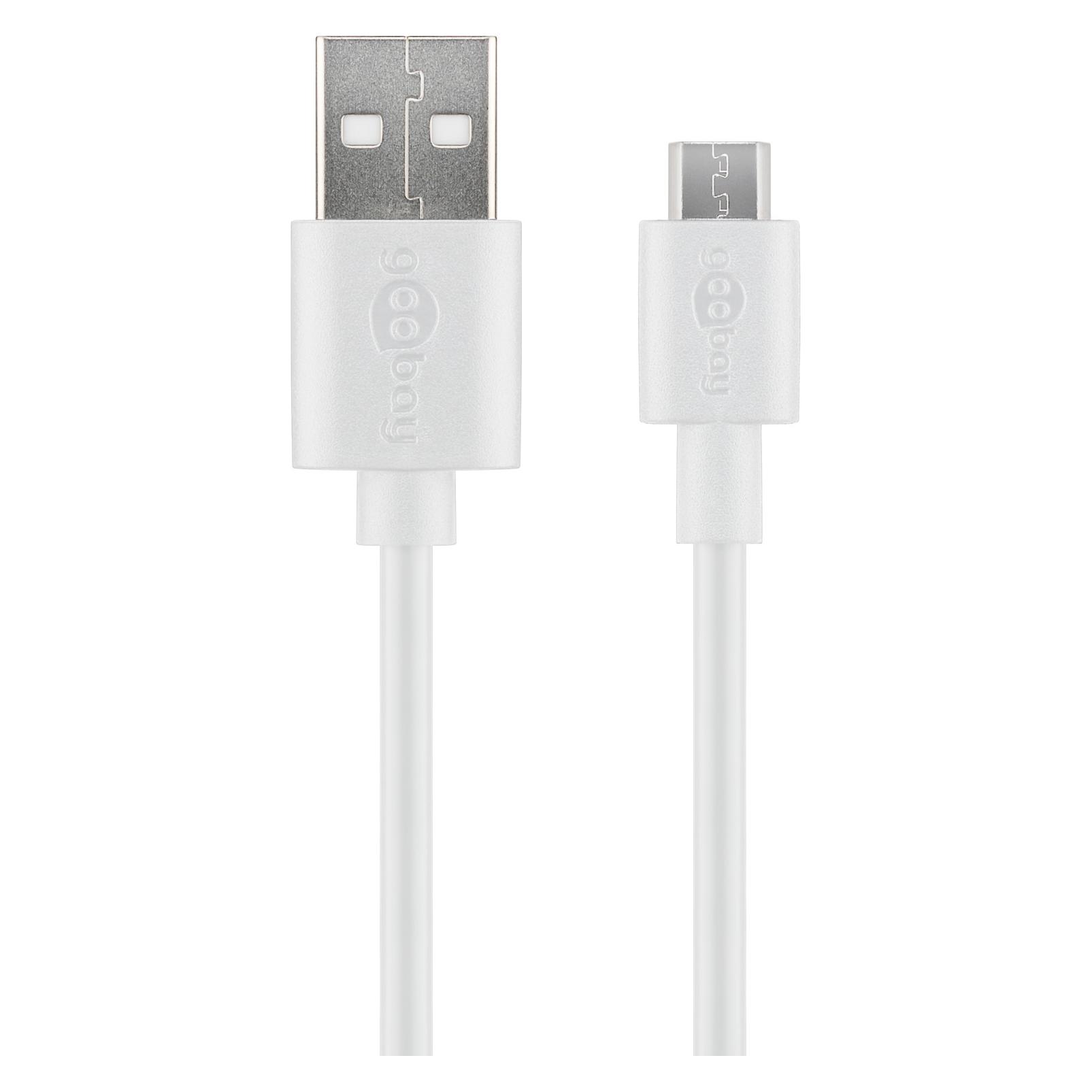 Goobay Micro USB Lade- und Synchronisationskabel, 0.5 m (0.50 m, USB 2.0) (38665)