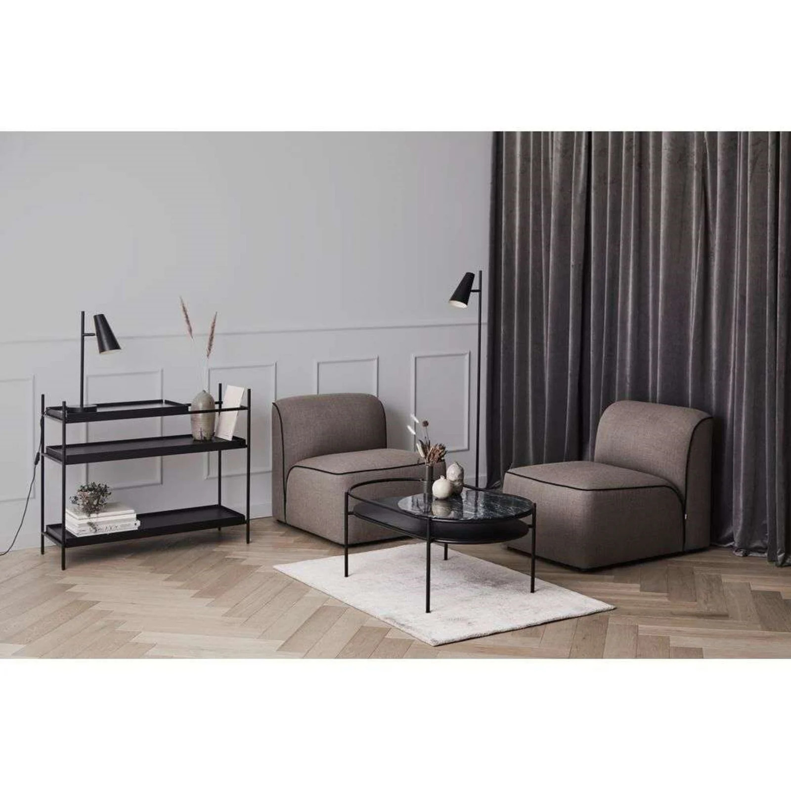 Woud Cono Tafellamp - Black - Metaal