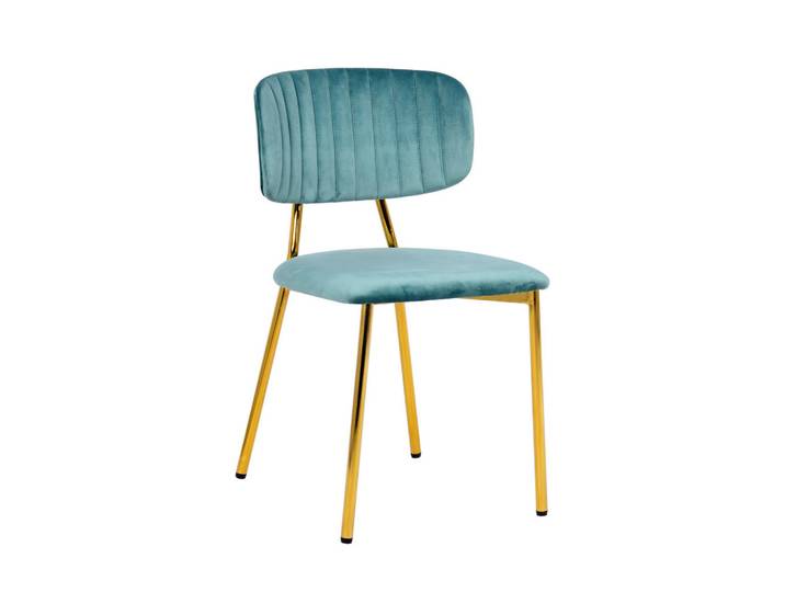 Stuhl-Set, Blau, 47x80x51 cm, Textil, Esszimmerstühle, Modern, Kayoom
