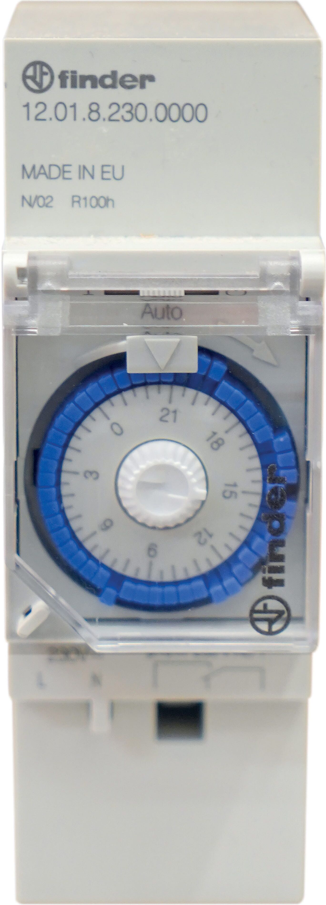 Finder INTERRUTTORE ORARIO  GIORNALIERO 1 CONTATTO 16A - AC (50/60Hz) 230V LARGHEZZA 35,8 mm