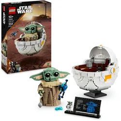 LEGO Star Wars 75403 Grogu in seiner Repulsorwiege aus The Mandalorian