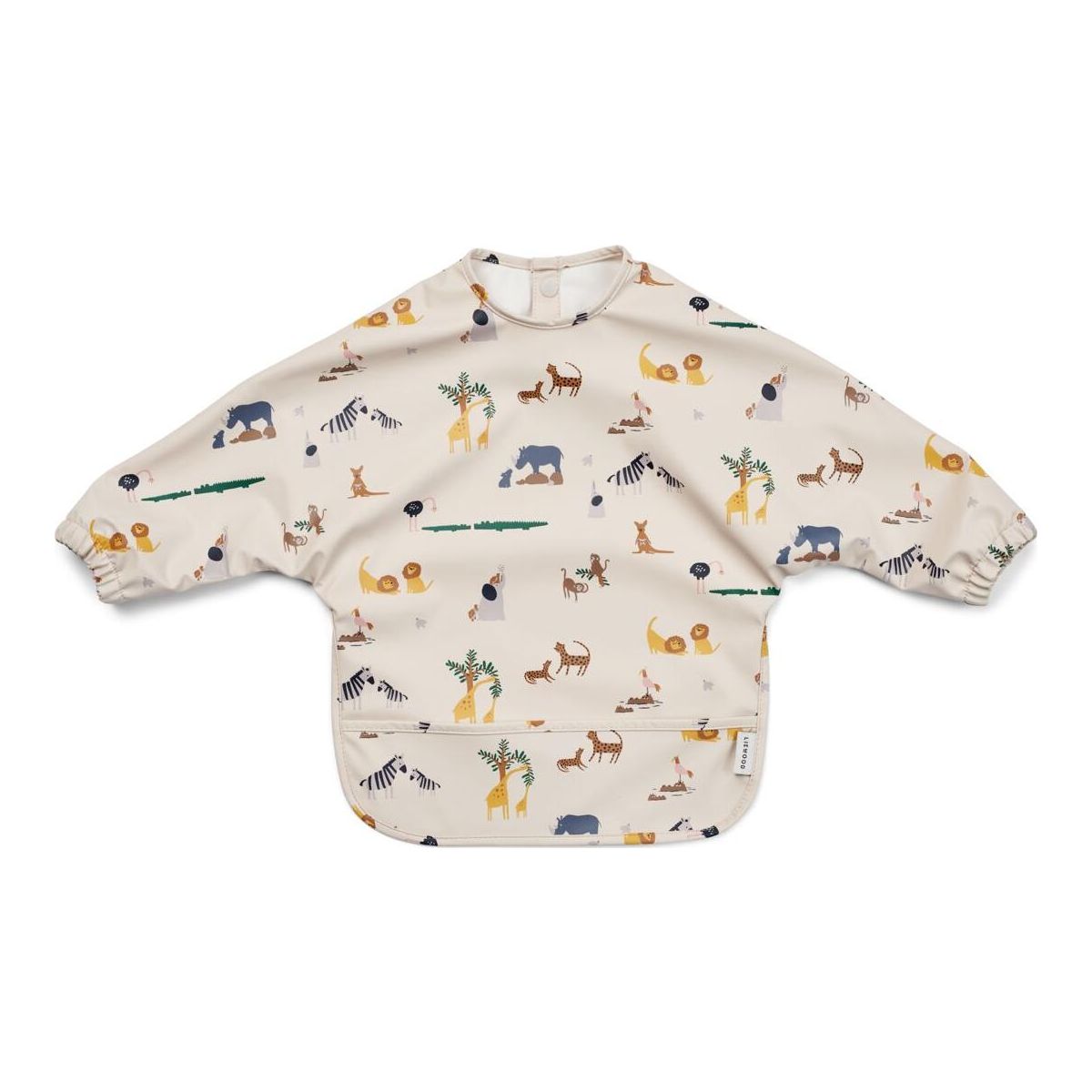 Liewood Merle Printed Cape Bib all together / sandy (1499) ONE SIZE LW15084-1499-ONE SIZE-CU
