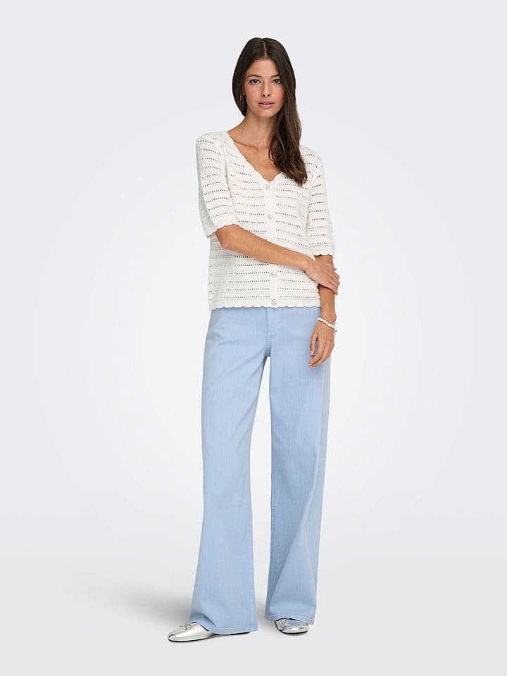 JDY Cardigan in Weiß - M