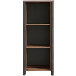 FORTE Regal Clif Holzoptik Braun Dunkelbraun