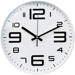 Avizar, Wanduhr, Leise Wanduhr 31 cm Büro oder Wohnzimmer (31 cm)