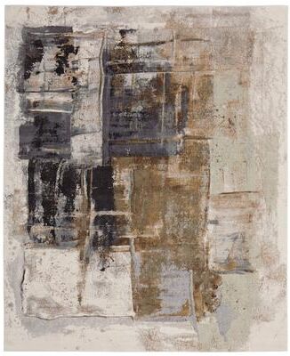 Grand Bazaar Takara Machine Made Watercolor Modern Area Rug