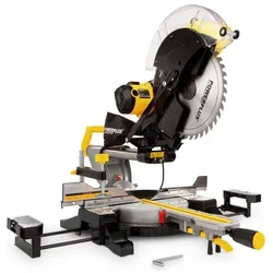 Powerplus, Kappsäge + Gehrungssäge, Telesk Doppelkegel Gehrungssäge 2000W Ø 305mm - 2 Acc.