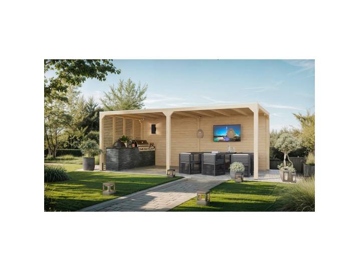 Terrassenüberdachung Creta 40159 CRETA MIT VERLÄNGERUNG