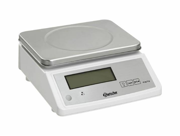 Bartscher Elektronische Küchenwaage 15kg