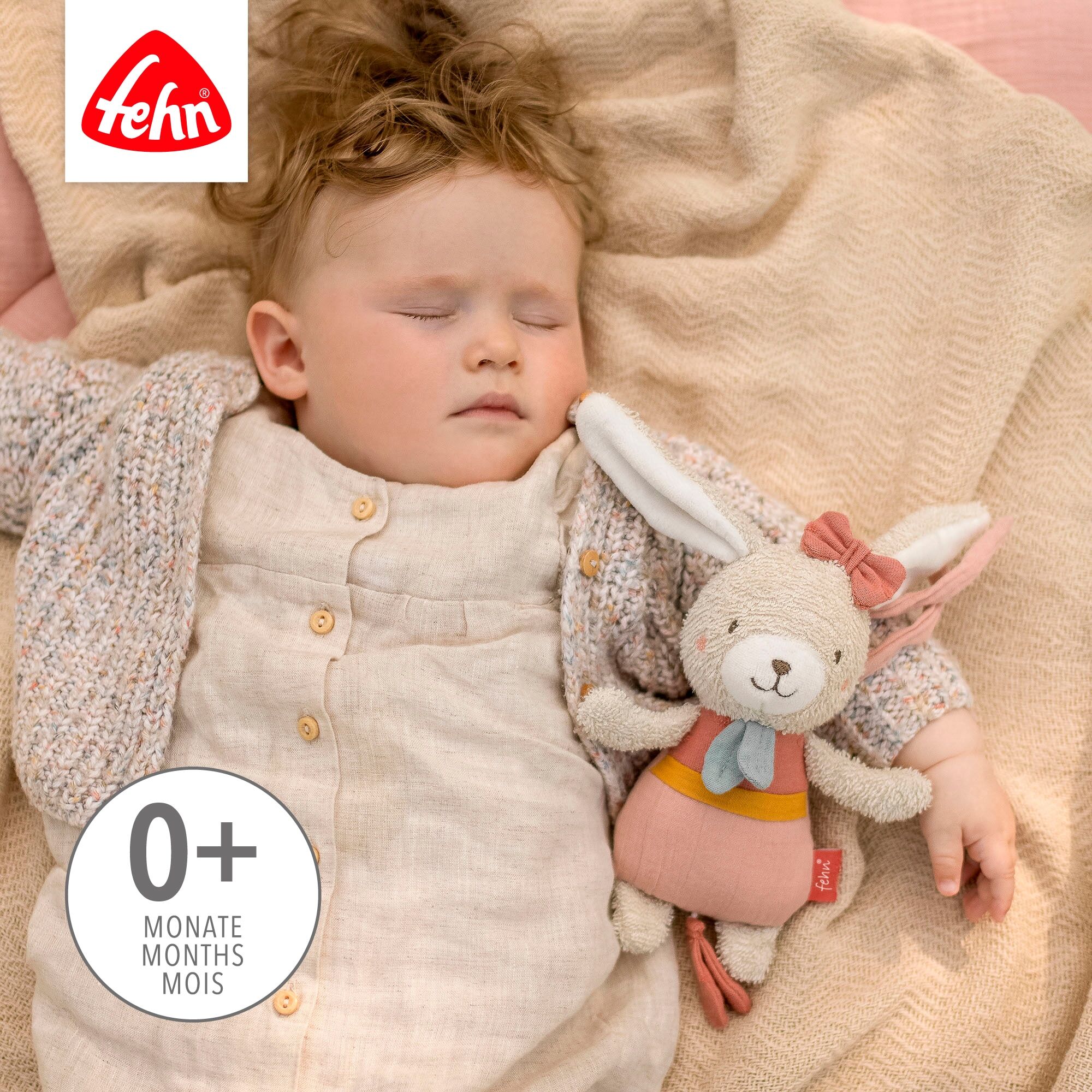Spieluhr FEHN "Spieluhr Hase", bunt, Spieluhren, KinderB:17cm H:27cm, Spieluhr, mit herausnehmbarem Spielwerk, B:17cm H:27cm