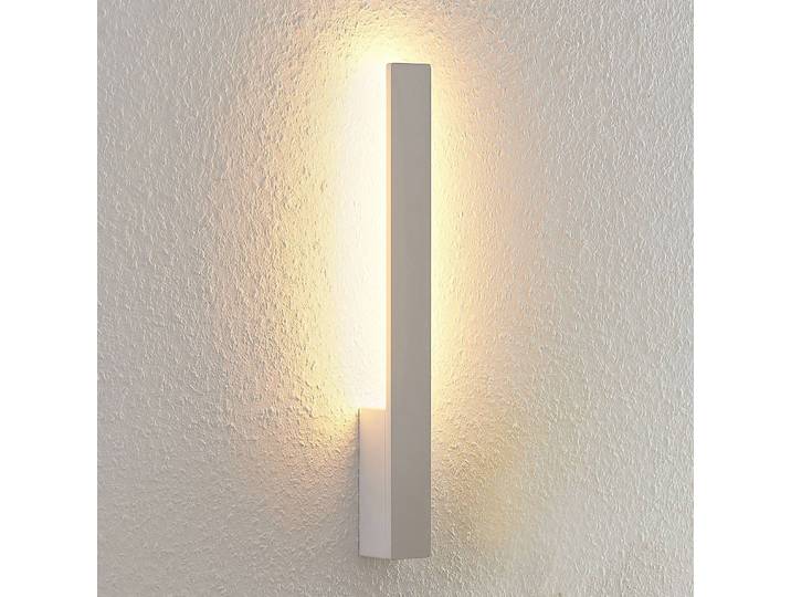 Wandlampe Ivano Arcchio, weiß / opal, für Flurbereich, Aluminium, Modern, LED Wandleuchte, Wandlampe Innen