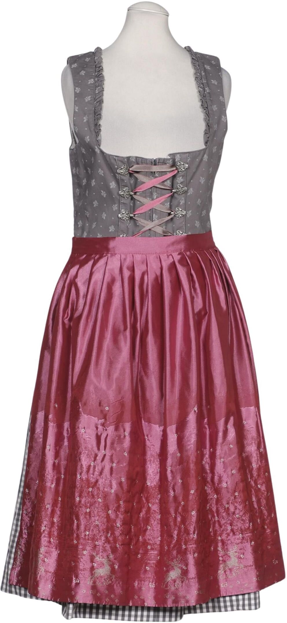 Wenger Tracht Damen Kleid, Mehrfarbig, Gr. EU 38, Baumwolle - Second Hand