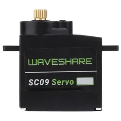 Waveshare 2.3kg.cm Serieller Bus-Servo SC09, 300° Drehwinkel, Zwei-Wege-Feedback, 6V