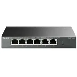 TP-Link TL-SF1006P (6 Ports), Netzwerk Switch, Schwarz