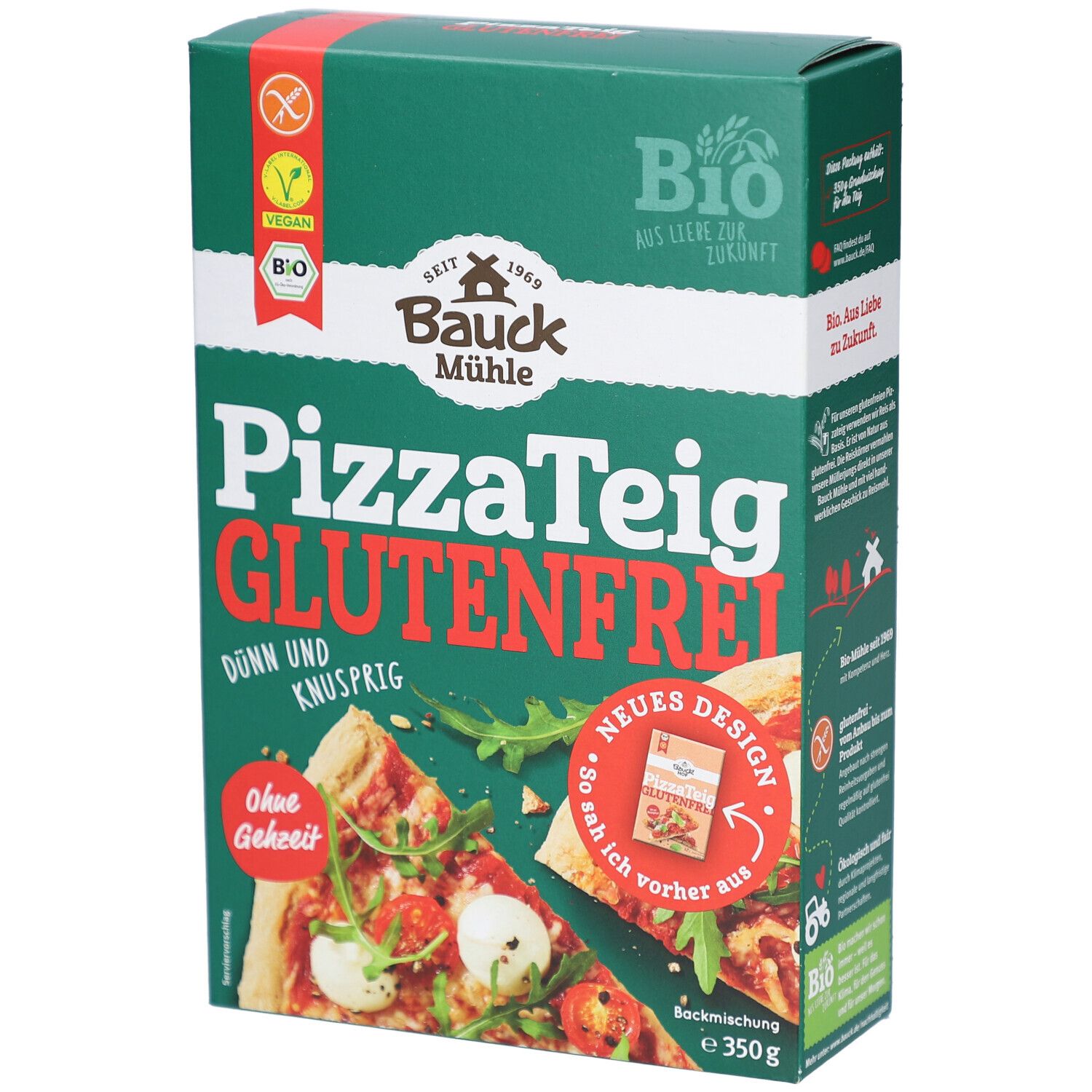 Bauckhof Pizzateig glutenfrei 350 g Pulver