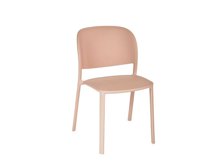 Chaise d’extérieur Lucia en Polypropylène empilable - Rose