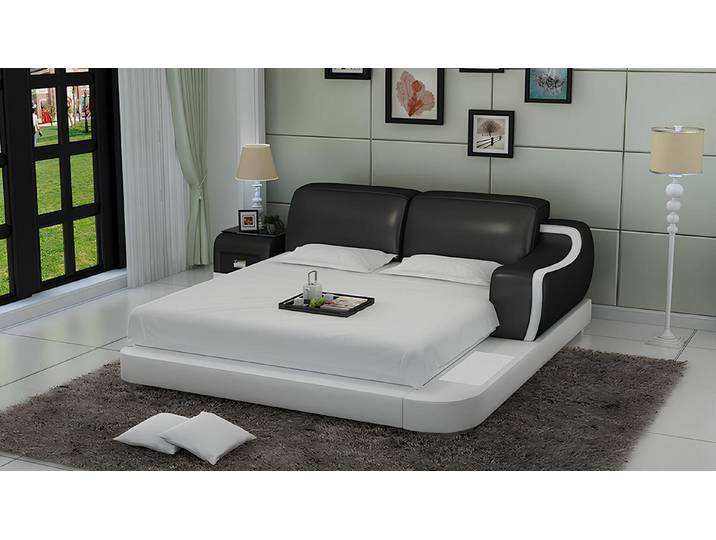 Xlmoebel Bett Luxuriöses Polsterbett mit Designer-Optik und Ehebett-Funktion (Bett, Bett LB8803), Hergestellt in Europa