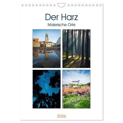 Der Harz - Malerische Orte (Wandkalender 2026 DIN A4 hoch), CALVENDO Monatskalender