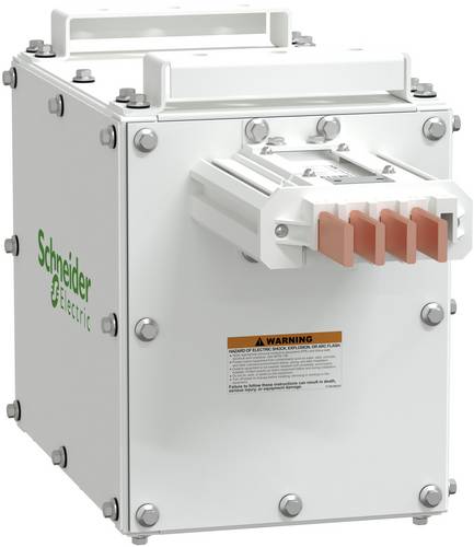 Schneider Electric ITSC250ES42BO0500E Endeinspeisekasten, I-Line Track, 250A, Kupfer, 3L+N+PE (PE Gehäuse), IP42, Linksmontage