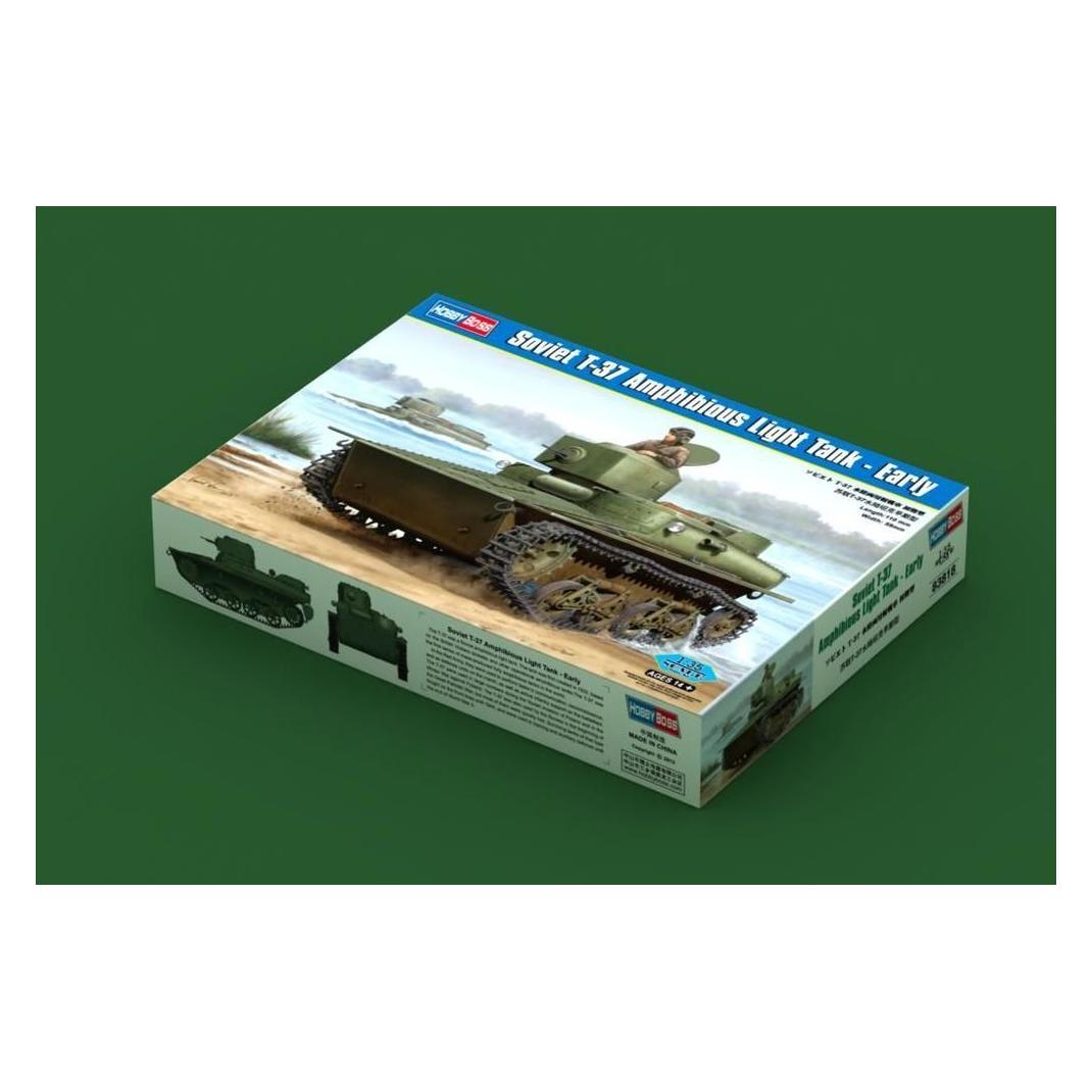 Hobby Boss Soviet T-37 Amphibious Light Tank-Early (83818)