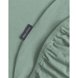 Premium Organic Bettlaken mit Gummizug 200 x 200 cm grün