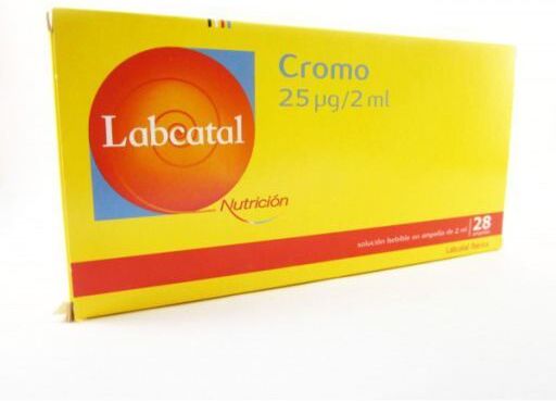 Labcatal Oligosol Chrome 25 pg 28 Ampollas