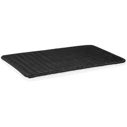 4x Auslagetablett schwarz Gastro 60 x 30 cm, Polypropylen