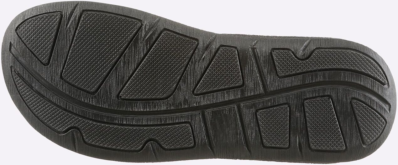 Pantolette FRANKEN-SCHUHE, Herren, Gr. 41, Textil, schwarz, Lederimitat, Schuhe Pantolette schwarz 41, Textil