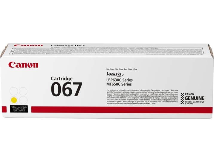 Canon 067 Toner Geel