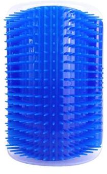 Uplifted Finds Massager For Cats PP Material Pet Brush For Grooming And Hair Removal blue