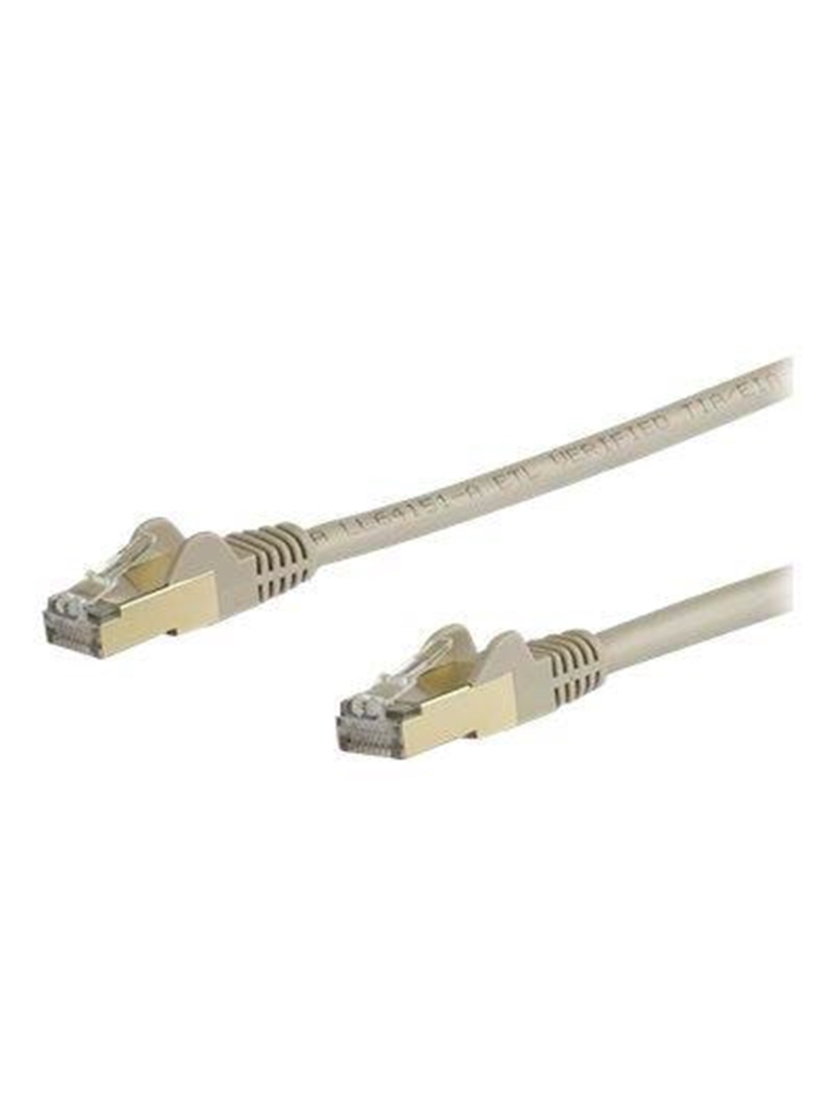 StarTech.com 5m CAT6a Ethernet Cable - Grey RJ45 Shielded Cable Snagless - patch cable - 5 m - grey - Grau - 5m