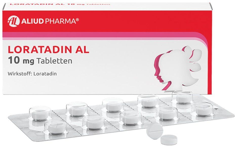 AL Aliud Pharma Loratadin AL 10 mg Tabletten bei Heuschnupfen