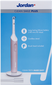Jordan Escova Dentes Elétrica Clean Smile Plus Rosa