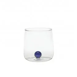 Borosilikatglas Bilia Tumbler Zafferano 6er-Set, Farbe Blau