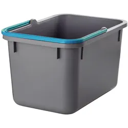 Putzeimer Numatic 17-Liter, grau mit Henkel blau grauer Putzeimer mit farbcodiertem Henkel