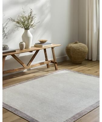 Our PNW Home x Livabliss Olympic Solid Border Area Rug
