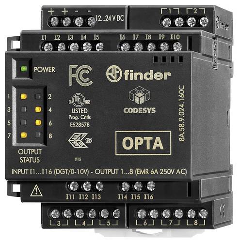 Finder 8A.88.9.024.160C OPTA Digitales SSR Erweiterungsmodul I/O-Modul