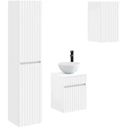 vidaXL, Badmöbelset, Badezimmermöbel-Set
