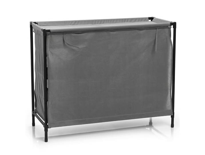 Zeller Present Schuhregal, Grau, Metall, 86x33x6 cm, stehend, Garderobe, Schuhaufbewahrung, Schuhregale