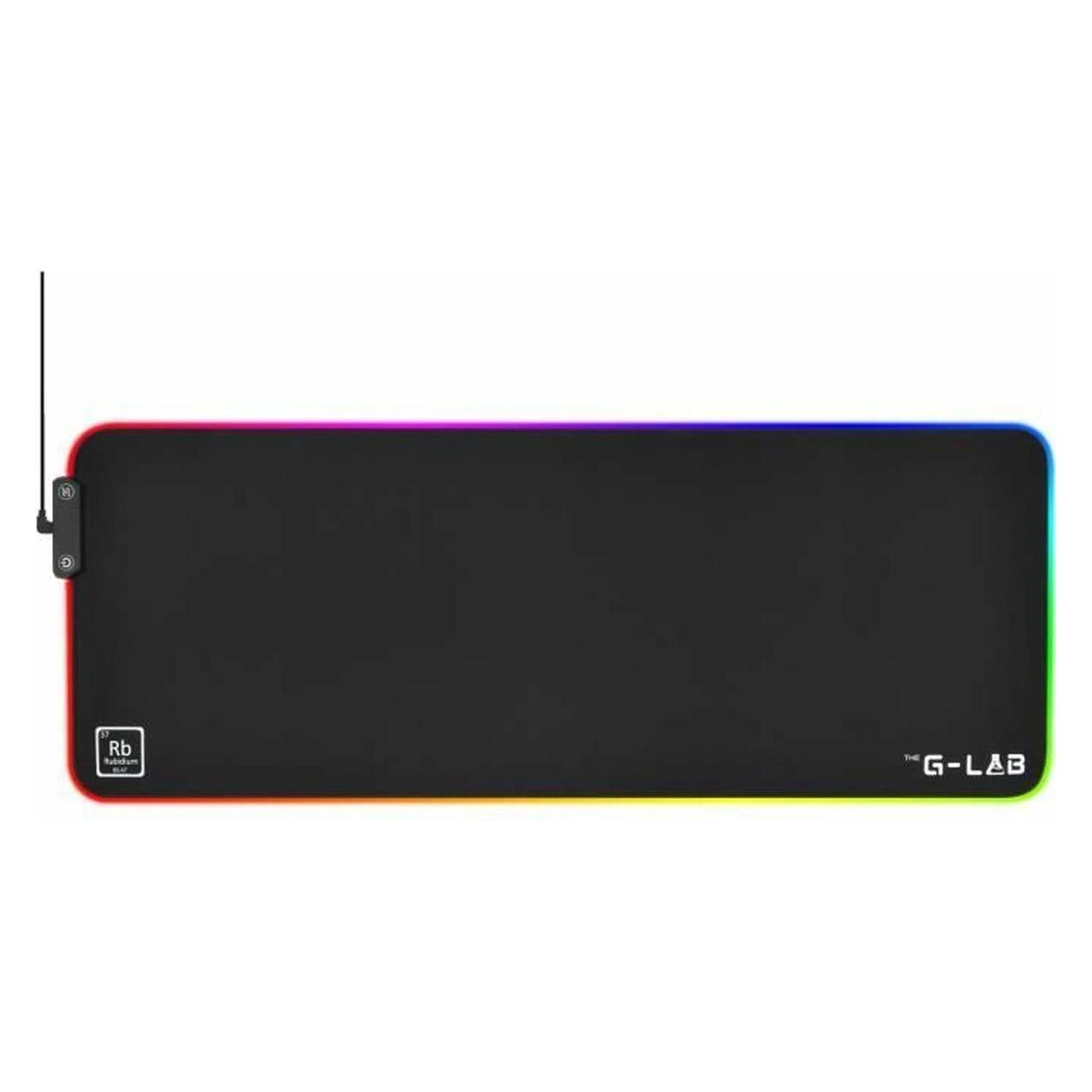 The G-Lab Tapis de Souris compatible Rubidium RGB - XXL (Noir) (XXL) (PAD-RUBIDIUM)