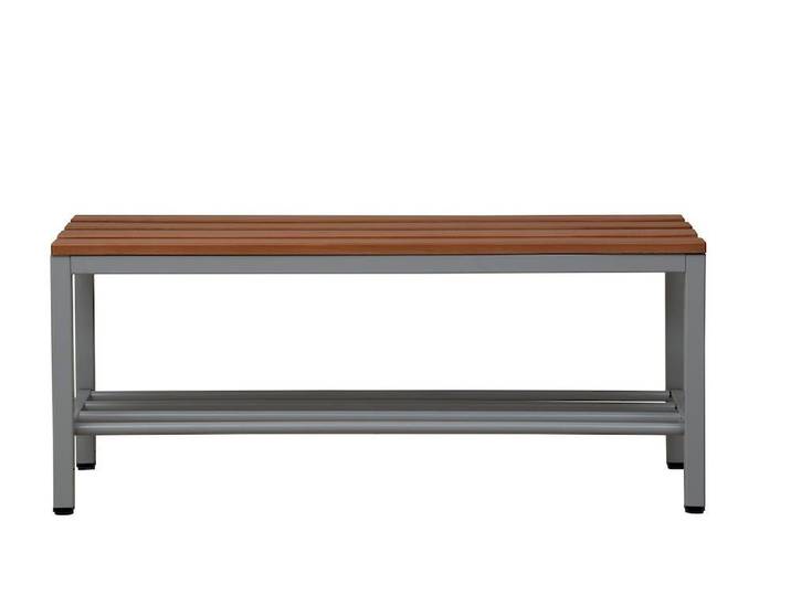 PROREGAL® Sitzbank Sitzbank Seal, Freistehend, Ohne Rückenlehne, HxBxT 40x100x40cm, Holz