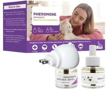 Uplifted Finds Long Lasting Cat Pheromone Calming Diffuser us Plug