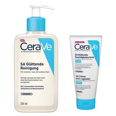 Cerave SA Reinigung + Urea Feuchtigkeitscreme 1 St Set