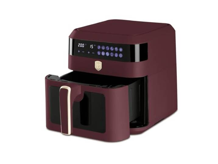 Berlinger Haus Digitale Heißluftfritteuse 6,3 l - Frittieren, Backen, Grillen & Rösten für gesunde Mahlzeiten, energiesparend, ideal für die ganze Familie