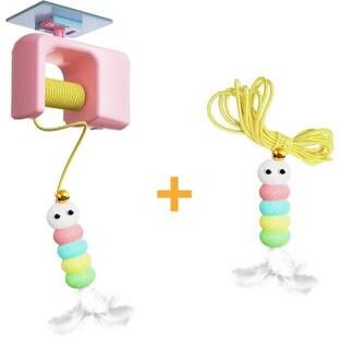 Uplift Essentials Electric Smart Door Hanging Interactive Cat Toy pink